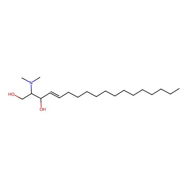 2D Structure of N,N-dimethylsphingosine
