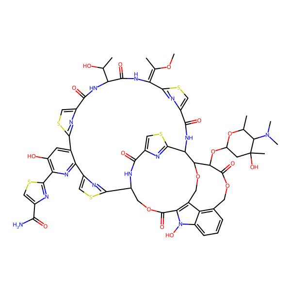 2D Structure of Nocathiacin IV