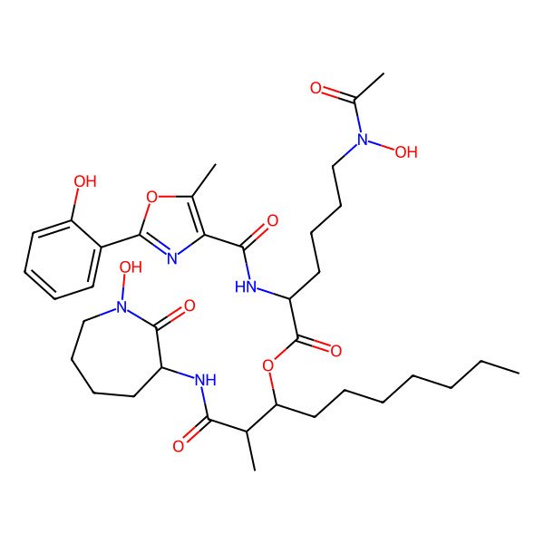 2D Structure of Nocobactin NA 10152A