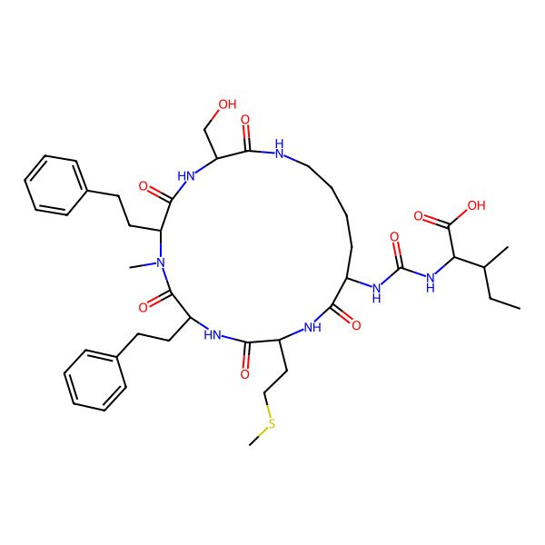 2D Structure of Nodulapeptin 839