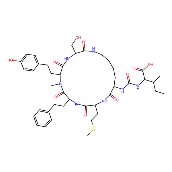 2D Structure of Nodulapeptin 855a