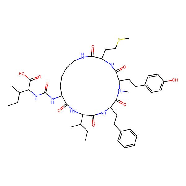 2D Structure of Nodulapeptin 881b