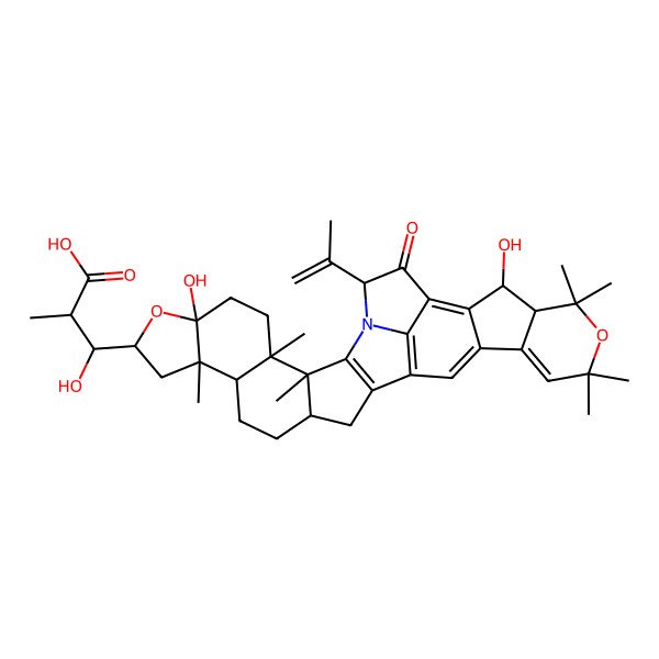 2D Structure of Nodulisporic Acid A2