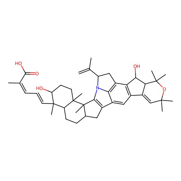 2D Structure of nodulisporic acid B