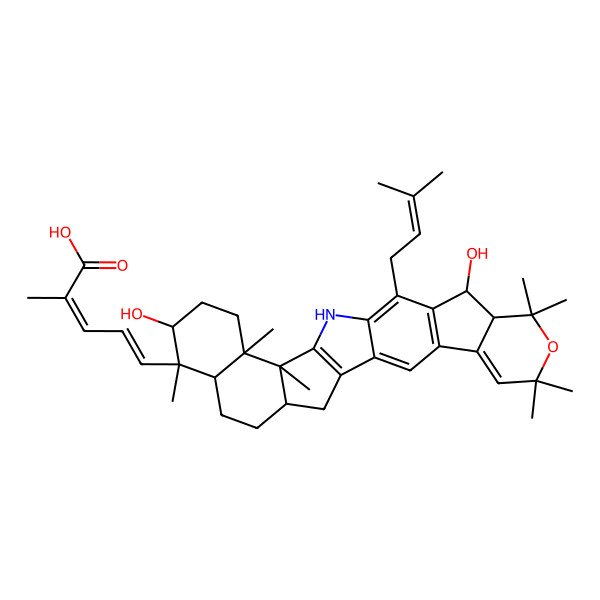 2D Structure of Nodulisporic Acid C