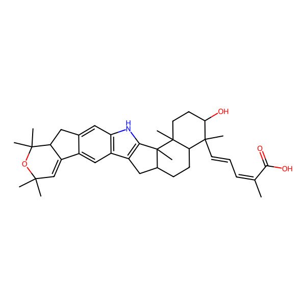2D Structure of Nodulisporic acid D