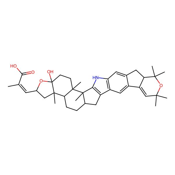 2D Structure of Nodulisporic acid D1