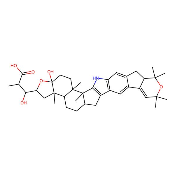 2D Structure of Nodulisporic acid D2