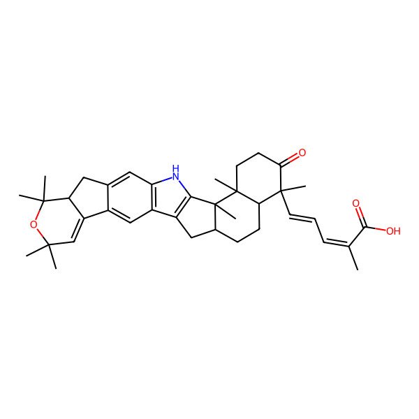 2D Structure of Nodulisporic acid D3