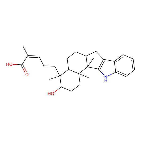 2D Structure of Nodulisporic Acid F