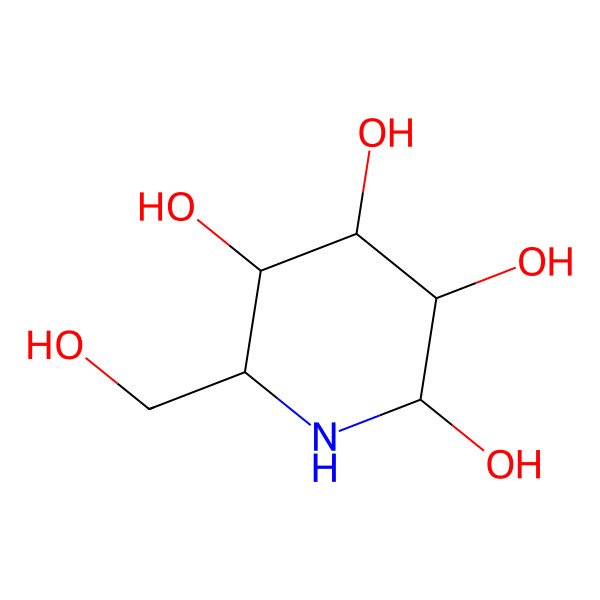 2D Structure of Nojirimycin B