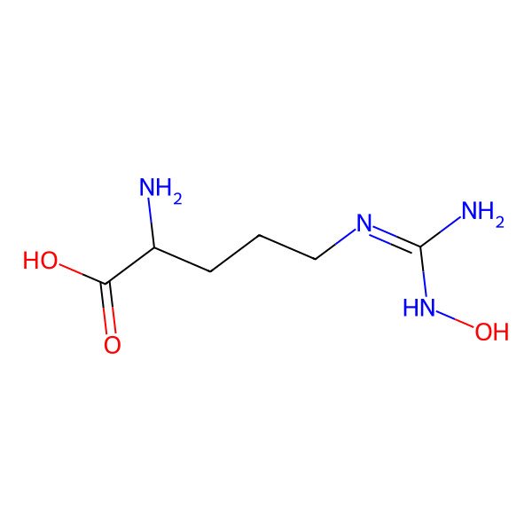 2D Structure of Nomega-hydroxyarginine