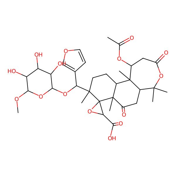 2D Structure of Nomilin 17-beta-D-glucopyranoside