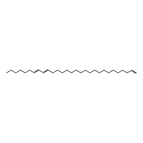 2D Structure of Nonacosa-1,20,22-triene
