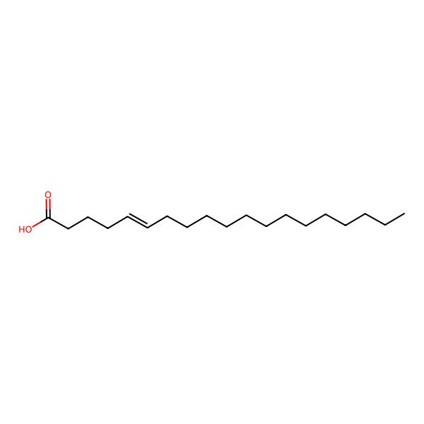 2D Structure of Nonadec-5-enoic acid