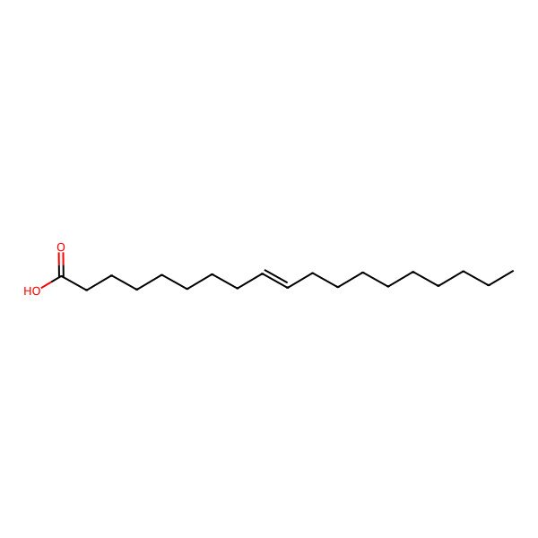2D Structure of Nonadec-9-enoic acid