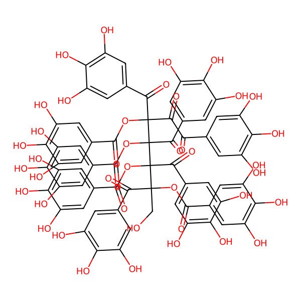 2D Structure of Nonagalloylglucose