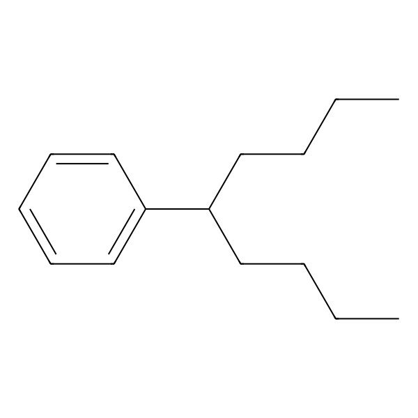 2D Structure of Nonane, 5-phenyl-