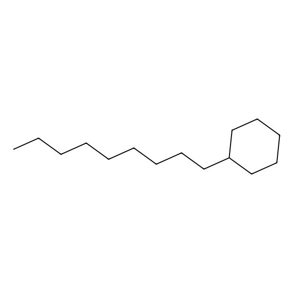 2D Structure of Nonylcyclohexane