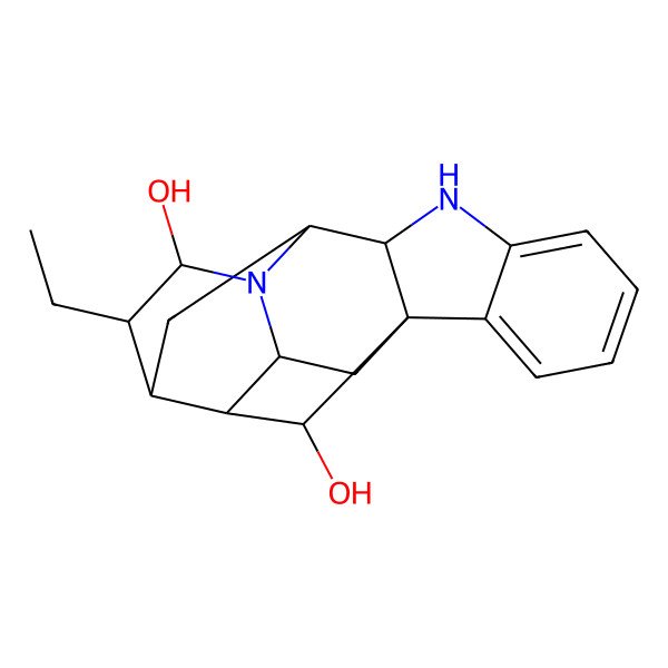 2D Structure of Norajmaline