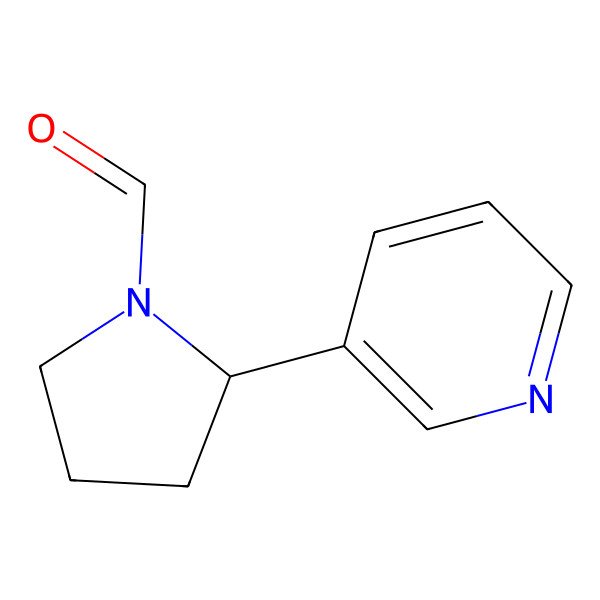 2D Structure of Nornicotine, N-formyl
