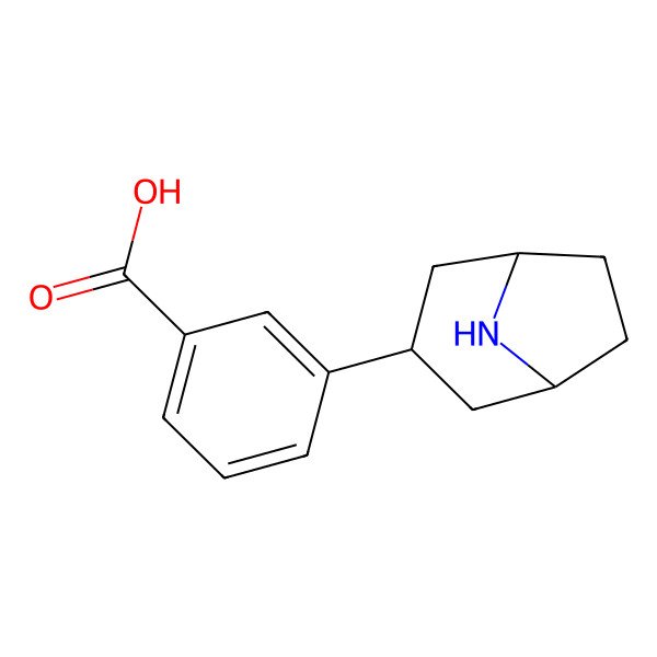 2D Structure of Nortropacocaine