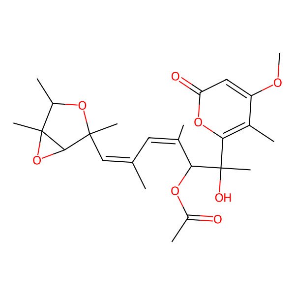 2D Structure of Norverrucosidinol acetate