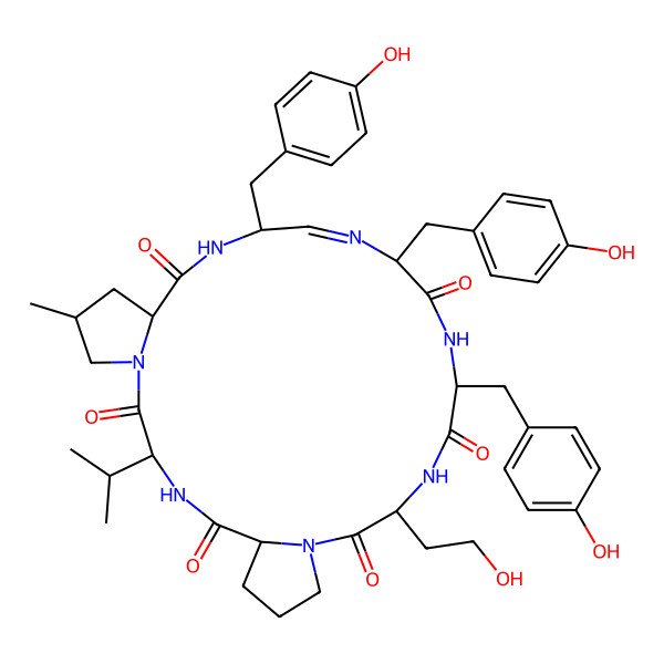 2D Structure of Nostocyclopeptide M1