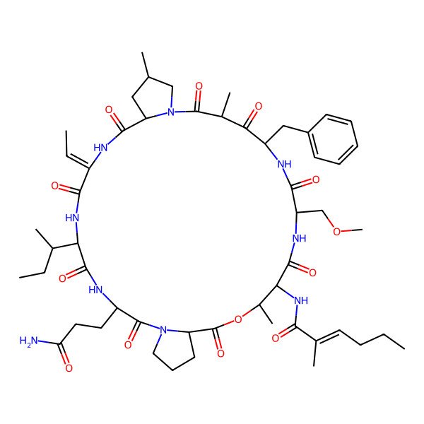 2D Structure of Nostopeptolide L2