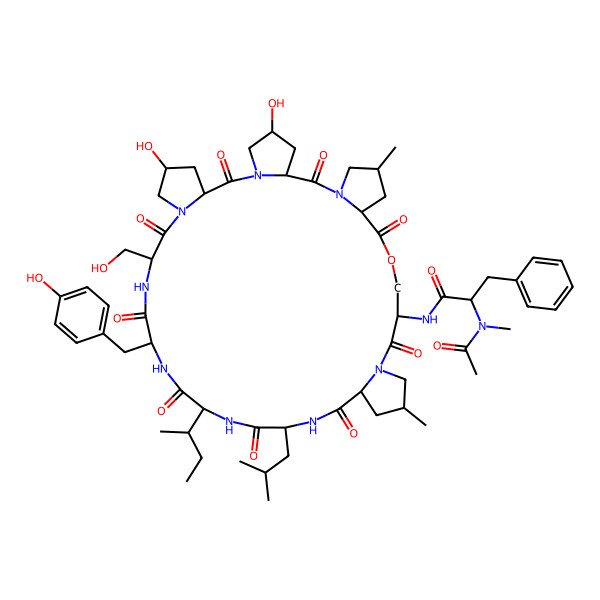 2D Structure of Nostoweipeptin W1