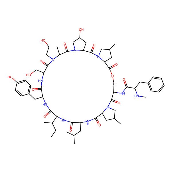 2D Structure of Nostoweipeptin W7