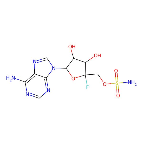 2D Structure of Nucleocidin