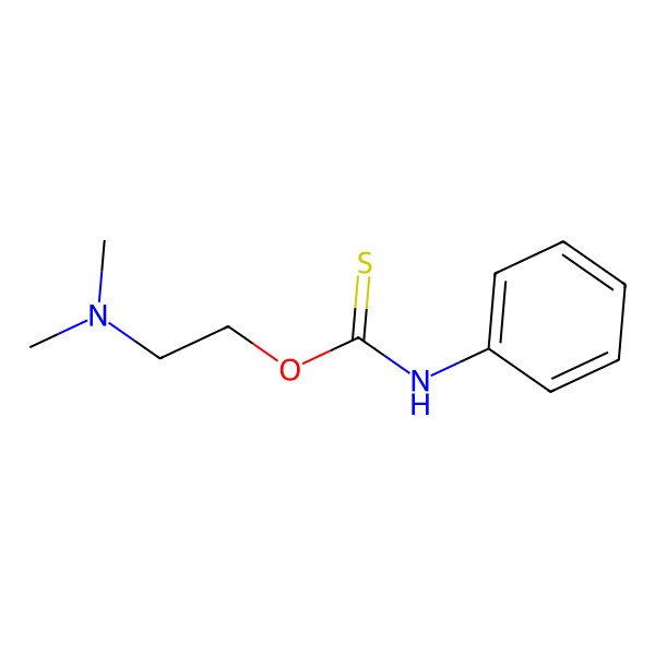 2D Structure of O-[2-(dimethylamino)ethyl] N-phenylcarbamothioate