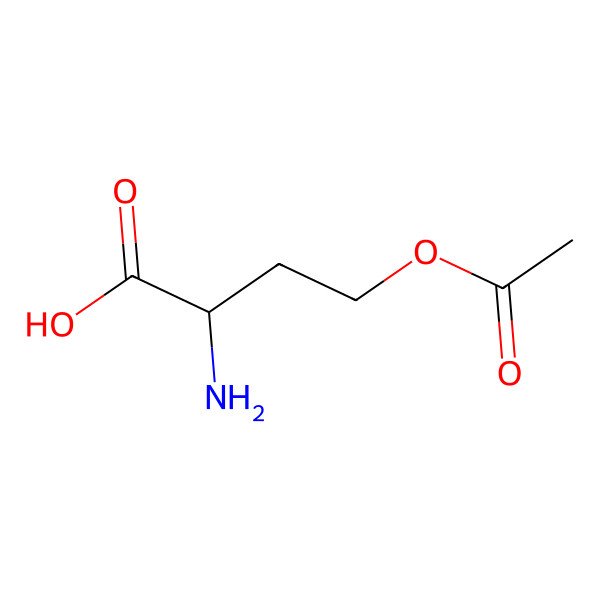 2D Structure of O-Acetyl-L-homoserine