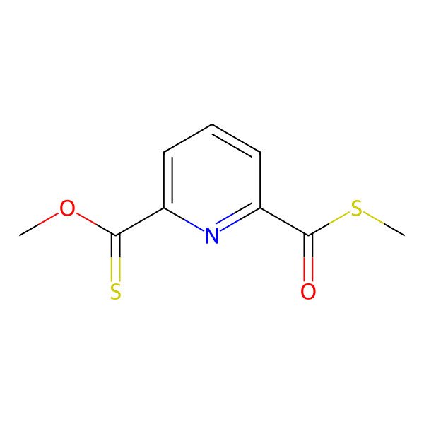 2D Structure of O-methyl 6-methylsulfanylcarbonylpyridine-2-carbothioate