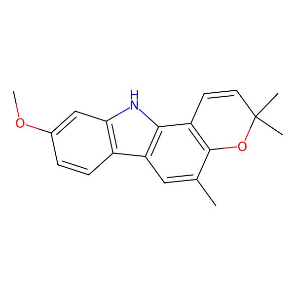 2D Structure of O-Methylmurrayamine A 2D Structure of O-Methylmurrayamine A