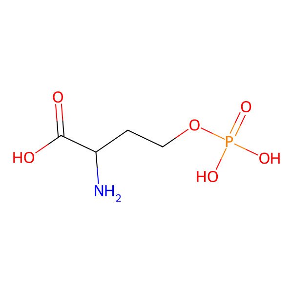2D Structure of O-Phosphorylhomoserine