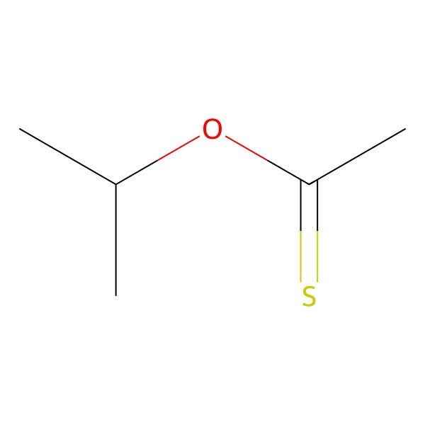 2D Structure of O-Propan-2-yl ethanethioate