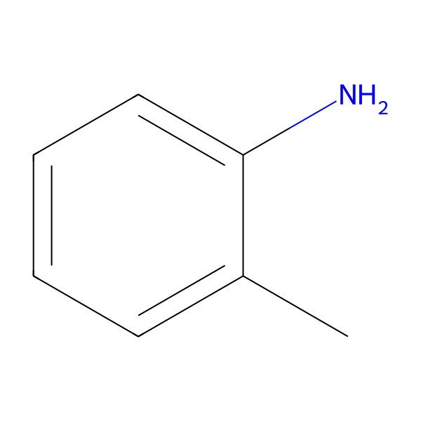 2D Structure of o-Toluidine 2D Structure of o-Toluidine