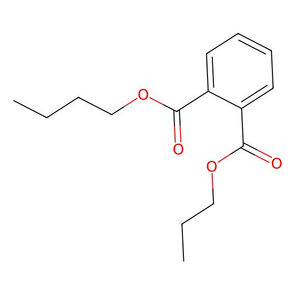2D Structure of O1-Butyl O2-propyl benzene-1,2-dicarboxylate