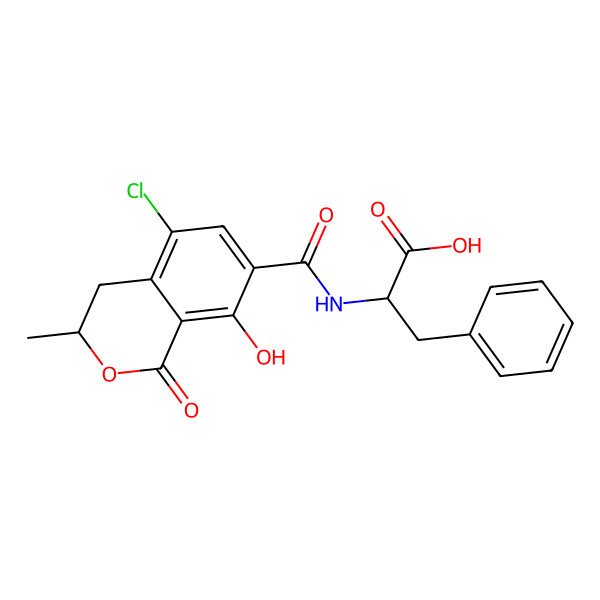 2D Structure of Ochratoxin A