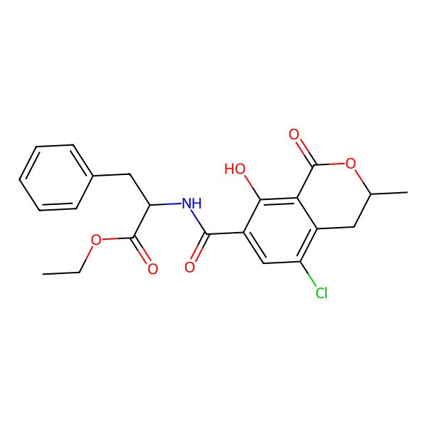 2D Structure of Ochratoxin C