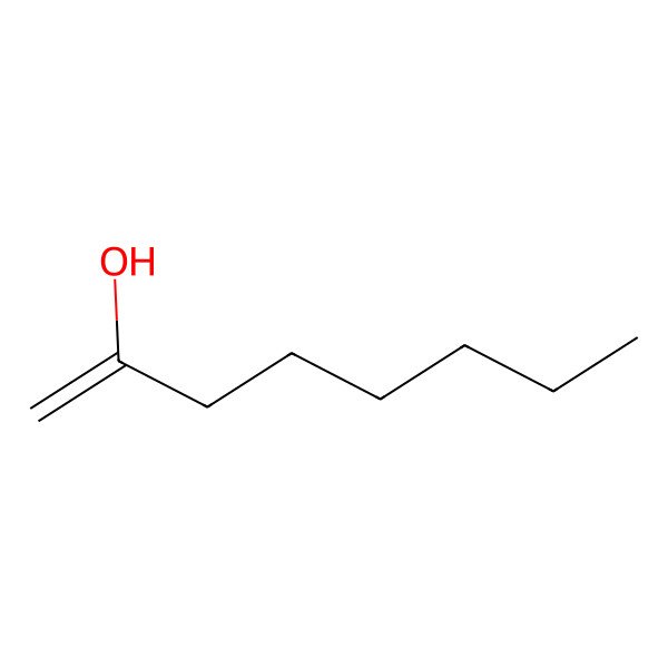 2D Structure of Oct-1-EN-2-OL