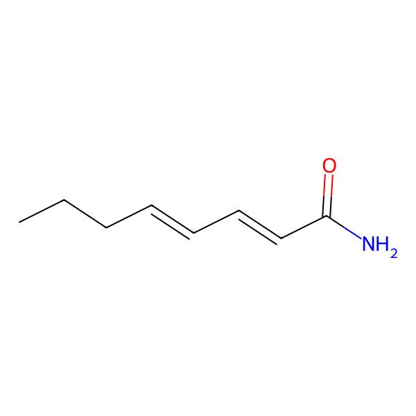 2D Structure of Octa-2,4-dienamide 2D Structure of Octa-2,4-dienamide