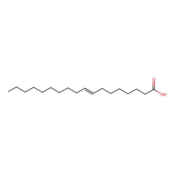 2D Structure of Octadec-8-enoic acid