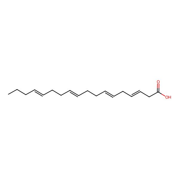 2D Structure of Octadeca-3,6,10,14-tetraenoic acid