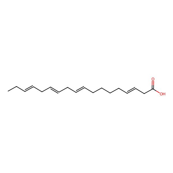 2D Structure of Octadeca-3,9,12,15-tetraenoic acid