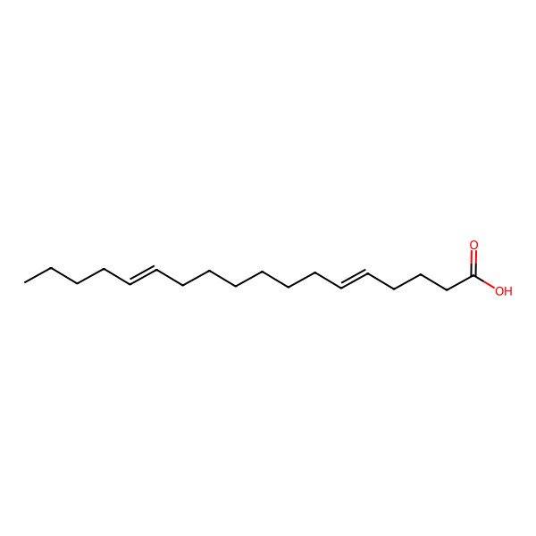 2D Structure of Octadeca-5,13-dienoic acid