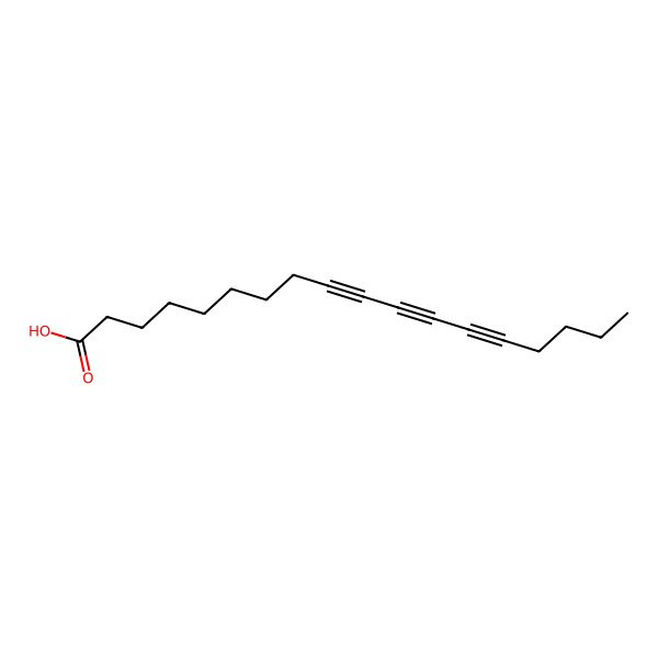 2D Structure of Octadeca-9,11,13-triynoic Acid 2D Structure of Octadeca-9,11,13-triynoic Acid
