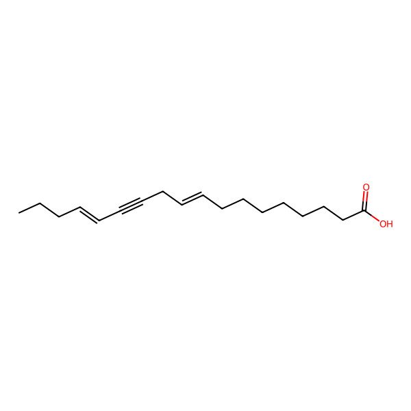 2D Structure of Octadeca-9,14-dien-12-ynoic acid
